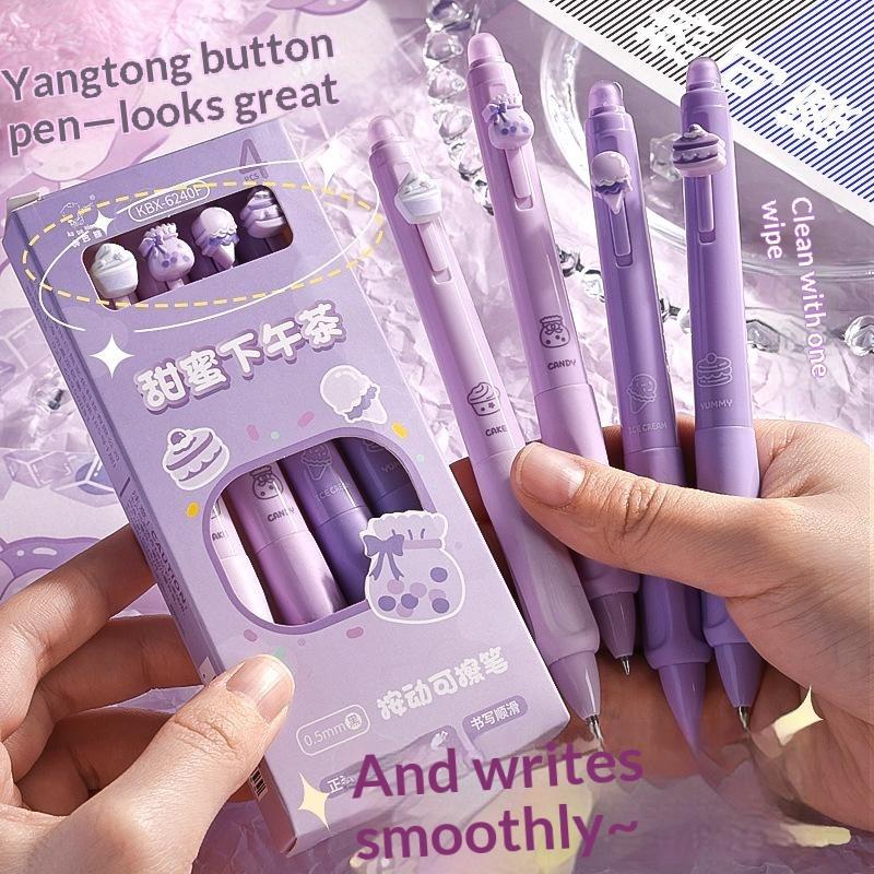 4/6Pcs Erasable Gel Pen Set, 0 - огляд і ціна Retractable Eraser Pen Click