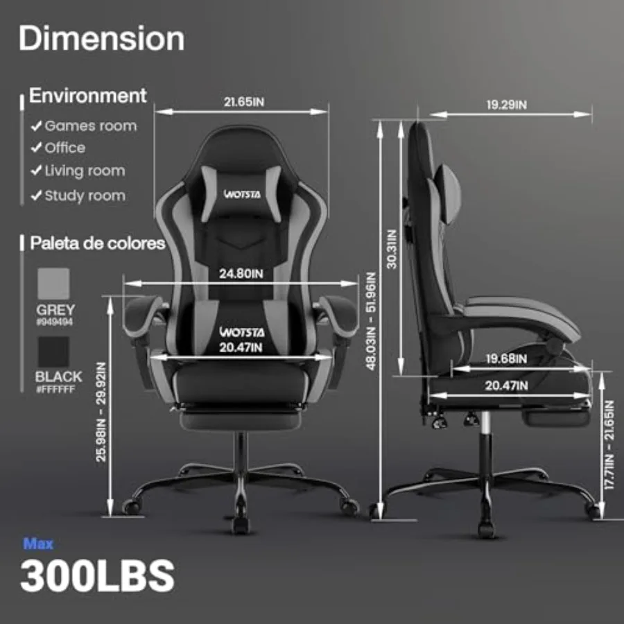 Ergonomic Gaming Office Chair  - огляд і ціна Office Furniture
