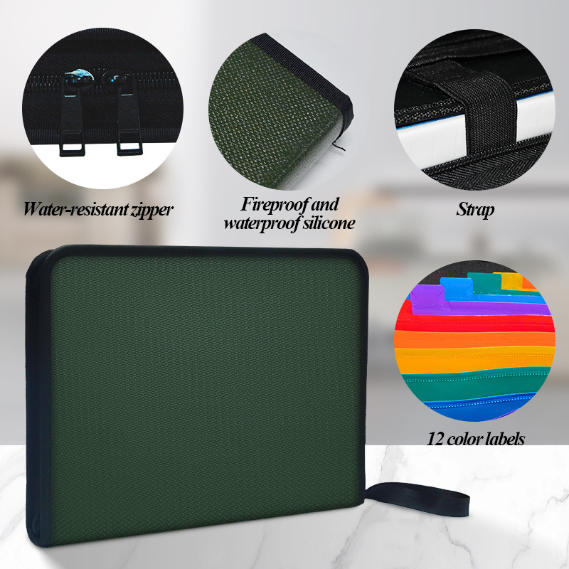 Heat Resistant Expanding File  - огляд і ціна Expandable Accordion File Folder 13 Pockets