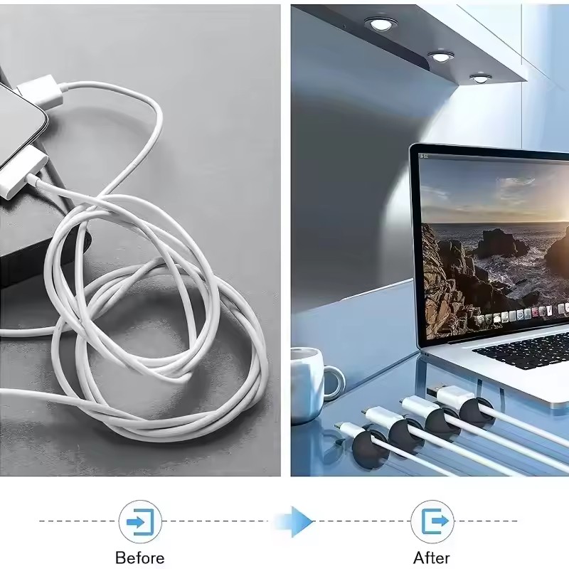 5/50Pcs Mini Cable Winder Orga - огляд і ціна Desk Accessories