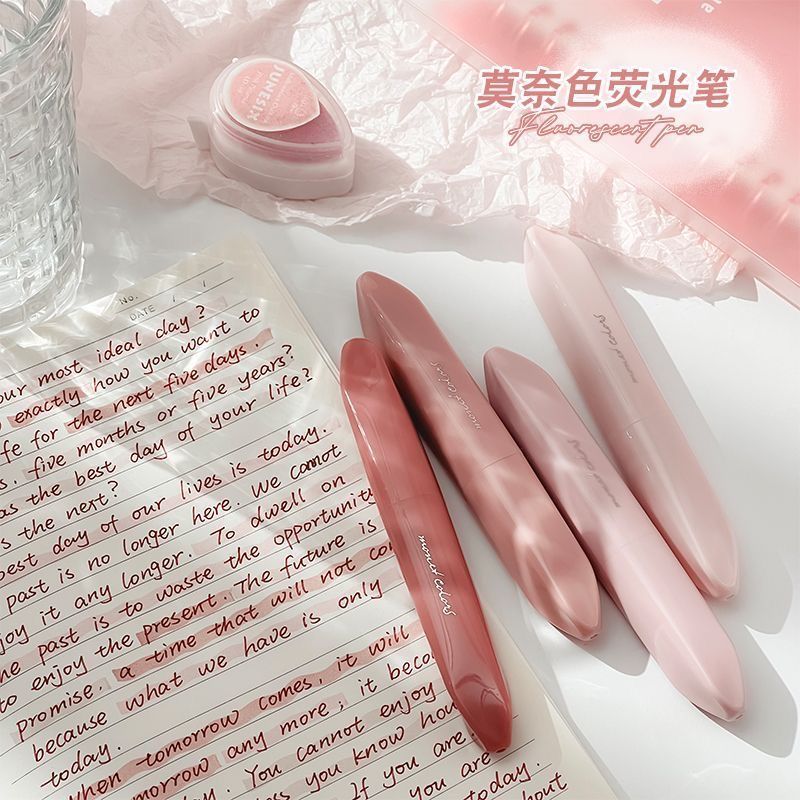 4Pcs Morandi Gradient Dual Tip - огляд і ціна Pastel Highlighter Set Double Ended