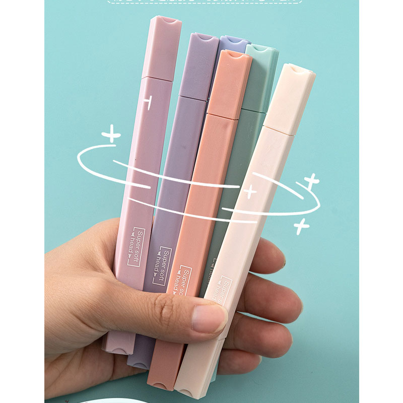 6 PCS Double Side Highlighter  - огляд і ціна Pastel Highlighter Set Double Ended